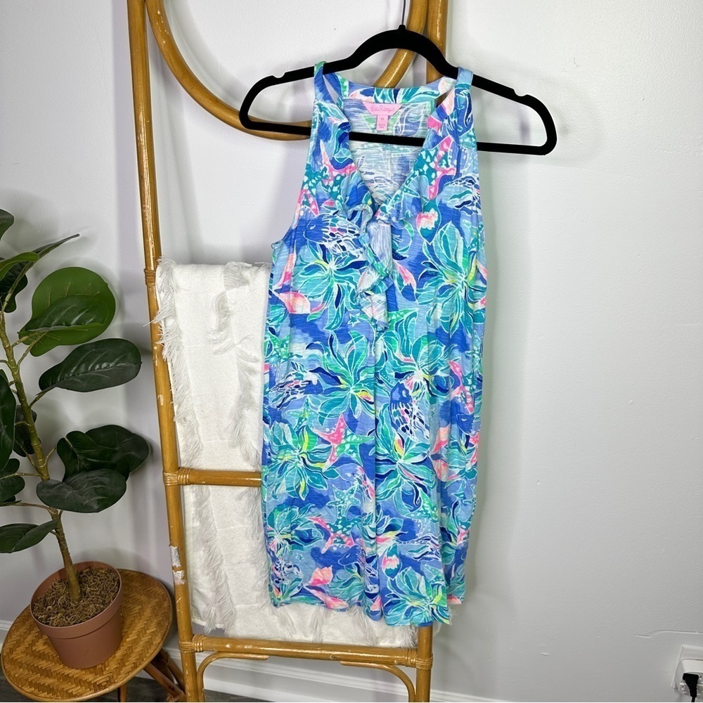 Lilly Pulitzer Blue Dress sz XS